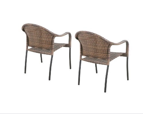 barrington wicker stackable patio chairs