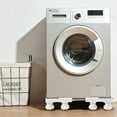 thumbnail image 4 of 12 Feet Washing Machine Base Stand Holder Rack Strong Bearing for Automatic Washing Machine, 4 of 18
