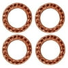 Copper Plated Pewter Round 13mm Connector Link Ring (4)