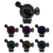 3.5 80mm Tachometer Gauge High Speed Stepper Motor RPM Rev Counter 7 Color LED