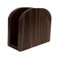 thumbnail image 1 of Servilletero de madera estilo granja, dispensador vertical para mesas, restaurantes y cocinas. Marrón, 1 of 9
