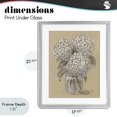 thumbnail image 4 of Stupell Industries Cottage Hydrangea Jar Drawing Gray Framed Print Under Glass, 17 x 21, by Patti Bishop, 4 of 8