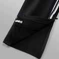 thumbnail image 5 of Paper Planes Kingston Crochet Stripe Men's Track Pant Black 600111-blk (Size L), 5 of 5