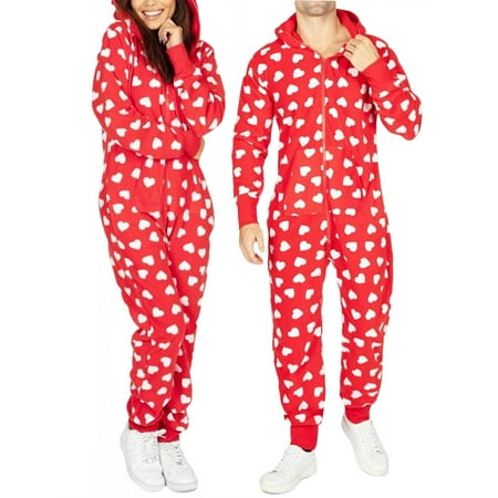 

Liangchengmei Adult Onesie Pajamas Christmas Matching Pajamas For Couples Mens Pajamas Set Family Pjs One Piece Hoodie
