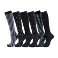 thumbnail image 2 of Ruimatai Women's Sweat Absorbing Knee High Socks 6-Pack, Breathable Moisture Wicking Athletic Compression Socks for Running, Nursing, Workout & Daily Wear, 2 of 3