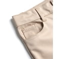 thumbnail image 3 of Beverly Hills Polo Club Girls' School Uniform Ponte Pants - 5 Pocket Wide Leg Flare Pants for Girls, 4-16, 3 of 5