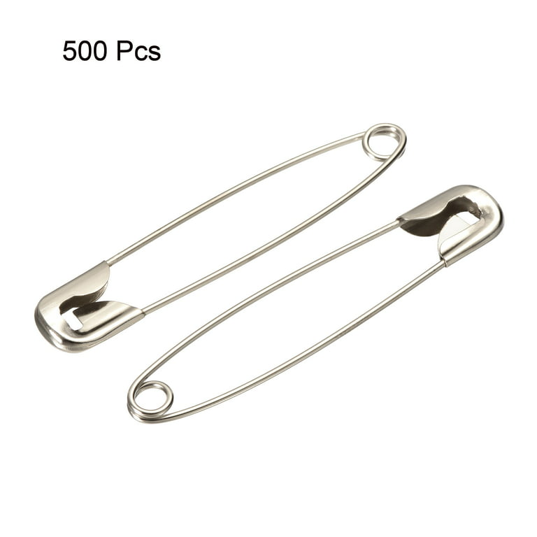 Sew Easy Curved Safety Pins Silver