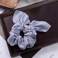 thumbnail image 1 of Women Elastic Hair Rope Ring Tie Scrunchie Ponytail Holder Hair Band Headband, 1 of 2