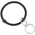 thumbnail image 1 of Drinestone Wearable Keyring Bangle Bracelle Keychain Key Chain para mujeres, 3 pulgadas de negro WD.WDQZL electrónico, 1 of 6