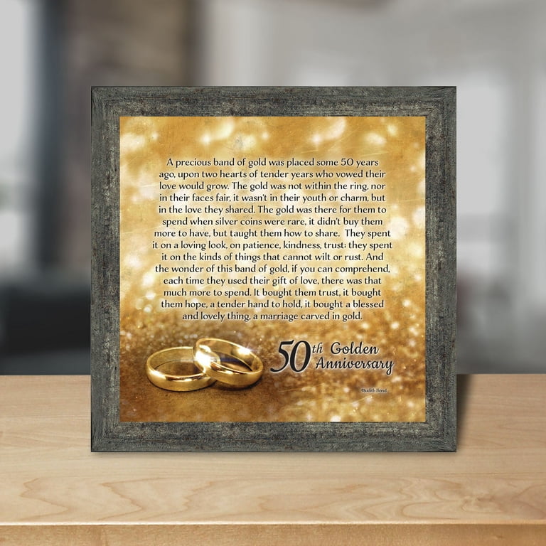 Golden anniversary best sale gifts for parents