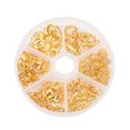 thumbnail image 2 of Opolski Jump Rings Assorted Wear-resistant Making Accessory Assorted Split Ring Lobster Clasp Kit for DIY, 2 of 7