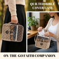 thumbnail image 5 of Xixirimido Bible Cover, Bible Carrying Book Case for Women Men, Multi-pocket Protective Church Organizer Bag with Handle Christian Gift, Brown Rottweiler Dog Paw, 5 of 7