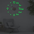 thumbnail image 5 of JOGZMZ Luminous Frameless Analog Wall Clock DIY Wall Clock Silent Non-Ticking Acrylic Modern Style Battery Operated Wall Clock for Living Room, Bedroom Indoor Use, 5 of 6
