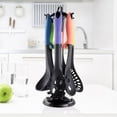 thumbnail image 3 of MegaChef Assorted Color 7 Piece Nylon Cooking Utensils, 3 of 3