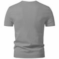 thumbnail image 4 of WIZUTIZ Men's Knitted Shirt Solid Cable Knit Vintage Short Sleeve Pullover Round Neck Lightweight Breathable Retro Summer Top Casual Everyday Shirt, 4 of 4