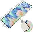 thumbnail image 2 of Kitchen Rugs and Mats Non-Skid Washable Runner Rugs Abstract Cool Ikat Wave Long 72x24 inch for Floor Cushioned Hallway Entryway Indoor 2x6, 2 of 7