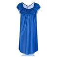 thumbnail image 3 of JEFFRICO Womens Nightgowns Sleepwear Soft Pajama Dress Short Sleeve Nightshirts, 3 of 5