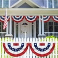 thumbnail image 5 of American Pleated Fan Flag, 1.5 X 3 Feet American Bunting Flag Patriotic Half Fan Banner Flag Decoration, 4th of July Memorial Day Independence Day Fourth July Outdoor Decor, 5 of 8