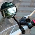 thumbnail image 4 of ZheElen Bike Rearview Mirror Cycling Adjustable Lever Handlebar Safe Flexible Wear-resistant Lightweight Rear Back View Mirror Black 8.5cm 1Set, 4 of 6
