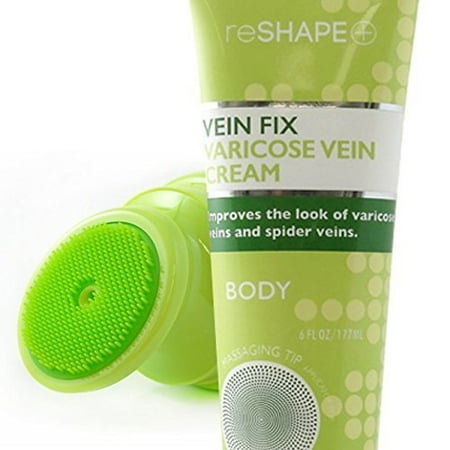 reshape + vein fix varicose vein cream. help eliminate the appearance of varicose vein and spider veins with green coffee & other organic ingredients. hands free massaging applicator