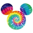 thumbnail image 2 of Men's Mickey & Friends Rainbow Tie-Dye Mickey Mouse Logo  Graphic Tee White X Large, 2 of 5