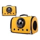 thumbnail image 4 of Bolsa de transporte para mascotas con diseño de cápsula espacial para gatos, bolsa de viaje universal para las , bolso de mano para amarillo, 4 of 9
