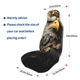 thumbnail image 4 of Yiaed Noble Style Bald Eagle Print Car Seat Covers,Universal Auto Seats Protector Fits for Car,SUV Sedan,Truck,Automotive Seat Covers & Accessories(Two packs), 4 of 7