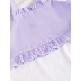 thumbnail image 5 of PureChapter Toddler Girls Striped Straps Crop Top & Layered Ruffle Skirt Set 2-Piece Summer Clothes, 5 of 8