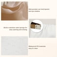 thumbnail image 3 of Unique Bargains Mini Cosmetic Bag Small Portable Makeup Bag Multiple Inner Pocket Storage Bag Women Cosmetic Pouch White, 3 of 7