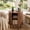 Walnut1, variant on Aisword Nightstand with Charging Station, Fluted Accent Side Table with Sliding Door and Adjustable Shelf, End Table for Small Space, Walnut