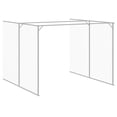 thumbnail image 5 of vidaXL Dog House with Run Light Grey 214x457x181 cm Galvanised Steel, 5 of 5