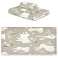 thumbnail image 2 of Dreamtimes Cute Bunny Towel Set of 3, Highly Absorbent Soft Towels with Bath Towel, Hand Towel and Washcloth for Bathroom Hotel Gym Spa, 2 of 7