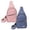 Blue & Pink, variant on KOYPTL 2Pack Small Sling Backpack for Women Man,Casual Crossbody Sling Bag Chest Bag Daypack Fanny Pack Cross Body Bag for Outdoors Hiking Traveling Anti Theft Lightweight Blue & Pink