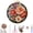 Flowers-2, variant on FLOPESN DIY 3D Colorful Flowers Pattern Hand Embroidery Kit ,Creative Design Beginner-Friendly Round Hoop Decorative Painting for craft lover