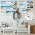 thumbnail image 4 of Designart "Serenity by the Ocean on the Beach II" Nautical & Beach Metal Wall Decor, 4 of 5