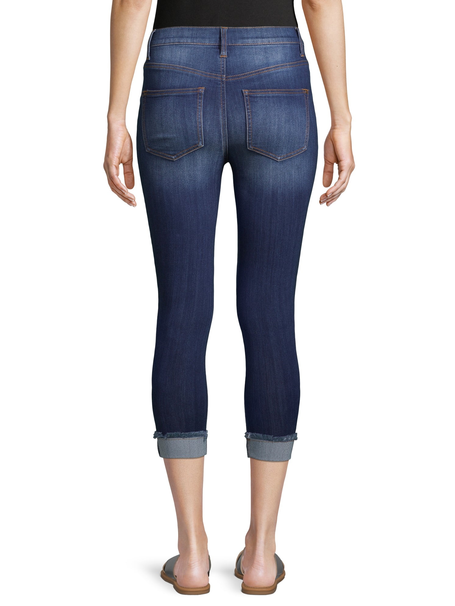 No boundaries denim capris 2025