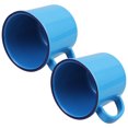 thumbnail image 2 of 2 tazas de té esmaltadas de imitación retro para beber agua, para el hogar, 2 of 8