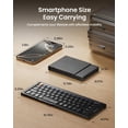 thumbnail image 2 of Teclado compacto plegable ProtoArc XK04 Bluetooth Negro, 2 of 9
