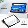 thumbnail image 5 of Epicgadget Case for Lenovo Tab M10 FHD Plus (2nd Gen) TB-X606, Slim Lightweight Auto Sleep/Wake Trifold Stand Cover Case for Lenovo Tablet M10 FHD Plus 10.3 Inch Display 2020 Released (Butterfly), 5 of 6