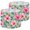 Color 2, variant on Linen Drum Lampshades Vibrant Hibiscus Flowers Green Leaves Watercolor vintage jungle 13"x13"x10" Light Shade for Table Lamps Floor Lamp Shades Lampshade Replacement Assembly Required