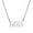 Silver 666, variant on Dainty Number Pendant Necklace Stainless Steel Choker 000 1111 111 222 333 444 555 666 777 888 999 Numerology Jewelry Gift for Women