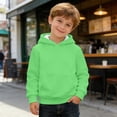 thumbnail image 4 of Bigetiay Kids Pullover Hoodie Long Sleeve Lightweight Gym Activewear Kids Fall Clothes 13-14 Years, 4 of 6