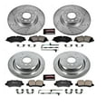 thumbnail image 3 of PowerStop Front and Rear Z23 Evolution Sport Carbon-Fiber Ceramic Brake Pad and Drilled & Slotted Rotor Kit Fits: LAND ROVER Select Models K7599, 3 of 10