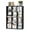 Black, variant on Jpiziso 12 Cube Storage Organizer with Open Cube Storage Bookshelf White, Cubicle Shelf Bookcase for Home Office Bedroom Living Room