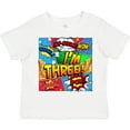 thumbnail image 3 of Inktastic I'm Three Comic Book Boys or Girls Toddler T-Shirt, 3 of 5