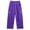Purple#9527, variant on Mens Baggy Pants Wide Leg Pants for Men Loose Fit Elastic Waist Drawstring Patchwork Color Athletic Jogger Pant With Pocket