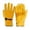 L, variant on Cowhide Leather Work Gloves For Gardening Welding Riding Climbing Outdoor Heavy Duty