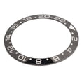 thumbnail image 1 of Ceramic Watch Bezel Ring White Digit Black Base Insert Replacement Parts, Polished  Prevent Scratch, Multiple Applicable Place with Ceramic Material for Watch Repairer, 1 of 7