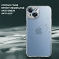 thumbnail image 2 of SaniMore for iPhone 14 Plus Lens Protection Case Lightweight Clear Frosted Rugged PC, All-Inclusive [Not Yellowing Technology] Full Body Shockproof Protective Cover for iPhone 14 Plus, Silver, 2 of 8