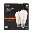 thumbnail image 2 of Bombilla Led Edison St19 Vidrio Transparente Blanco Suave E2, 2 of 2